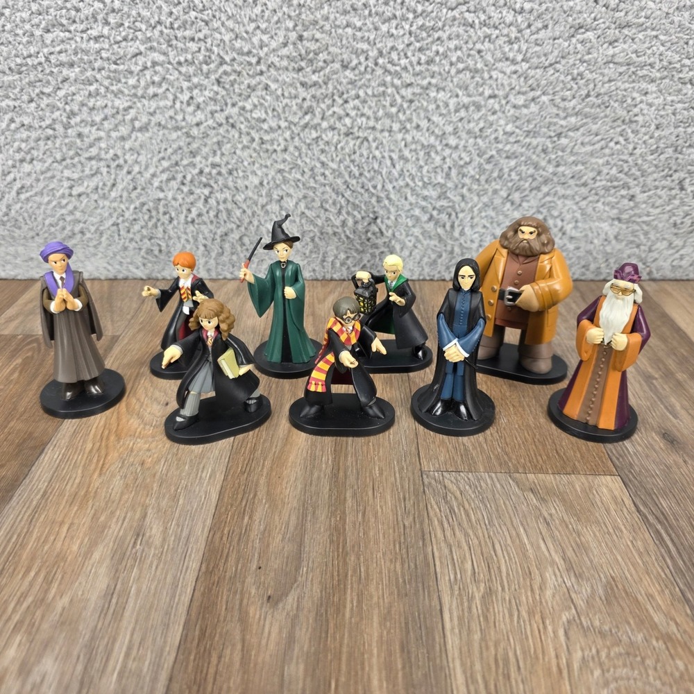 Funko 5 Star Harry Potter Figure Lot 9pc Dumbledore Hagrid Snape Hermione Ron